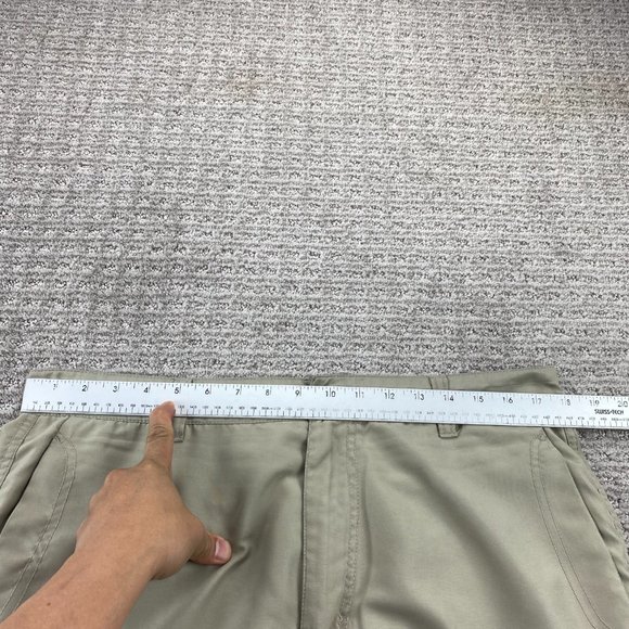 Gotcha Sports Shorts Men 36 Brown Chino Short Pants Activewear Polyester Casual - Picture 10 of 15